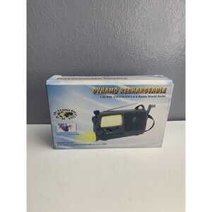 Dynamo Rechargeable World Radio GH-858 AM FM SW1-6 8 Bands World Radio-See Video